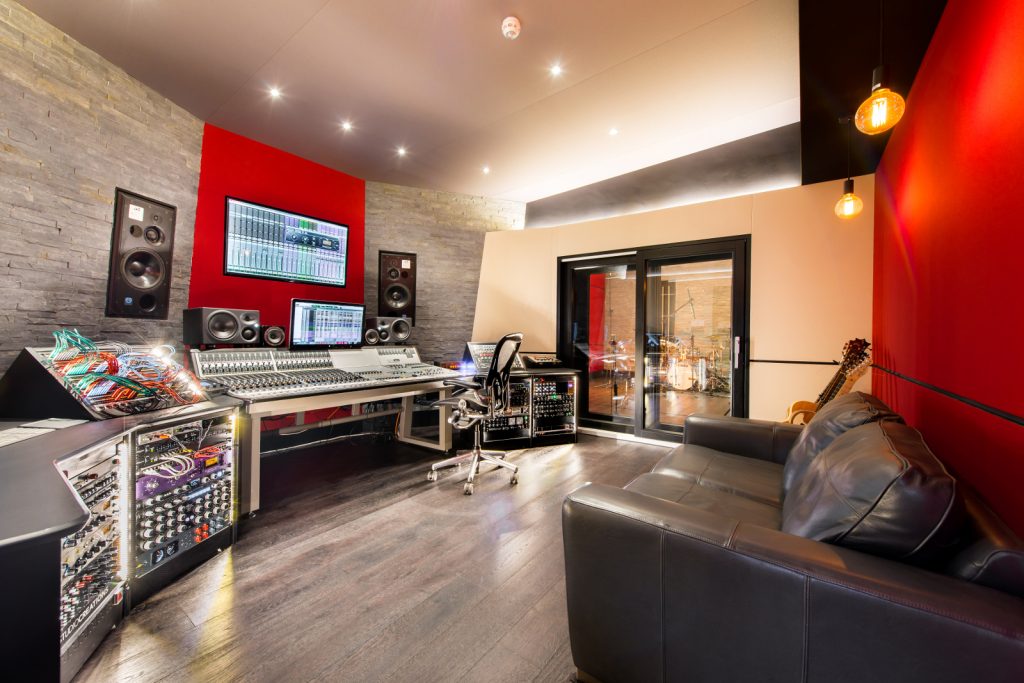Recording Studio Control Room ATC & Audient