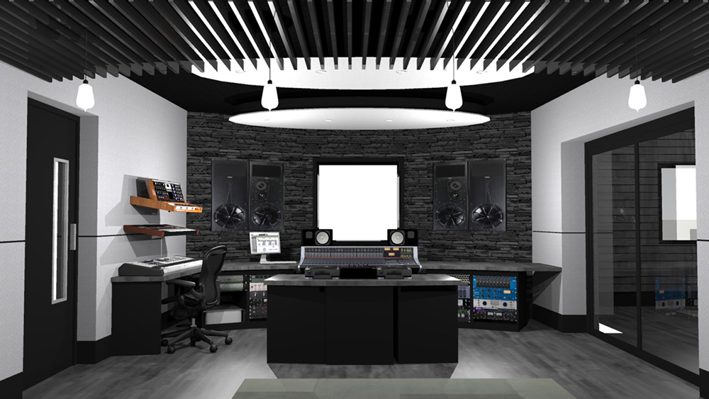 3D Recording Studio Visualisations by Studio Creations